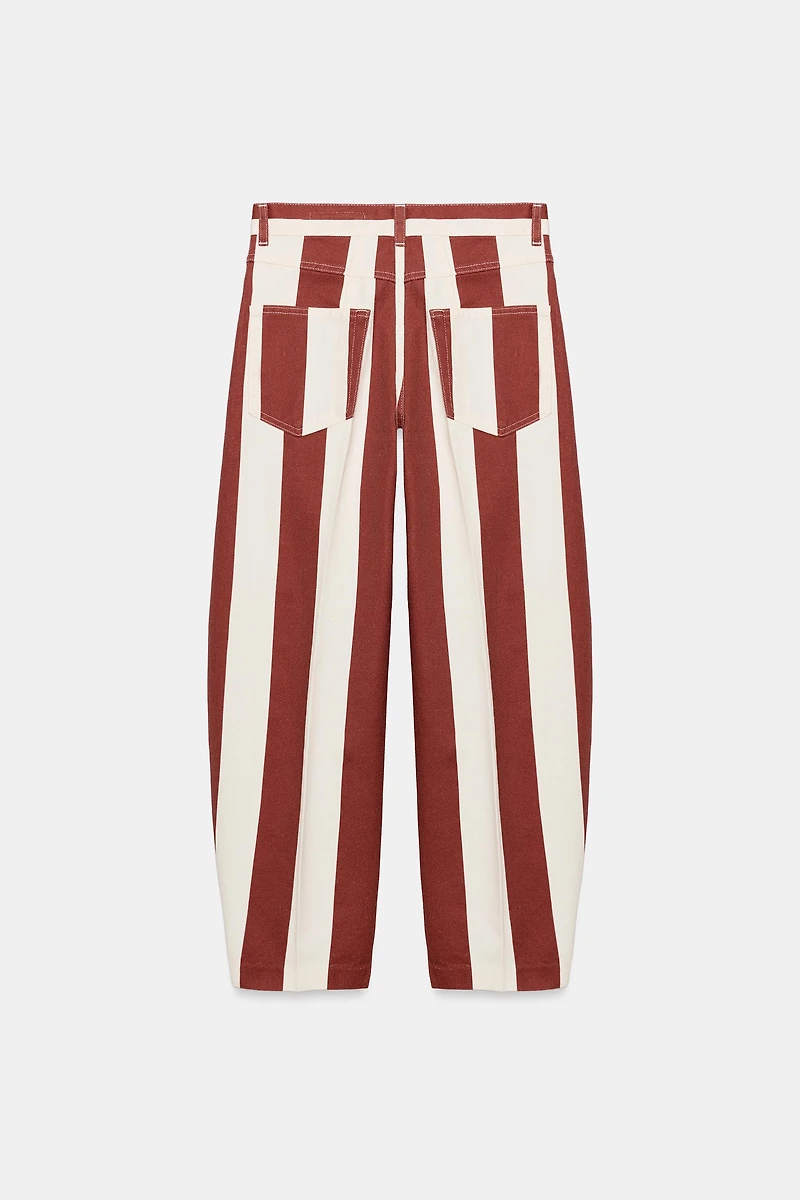 JEAN ZW COLLECTION TAPERED TAILLE HAUTE RAYURES