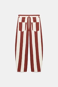 JEAN ZW COLLECTION TAPERED TAILLE HAUTE RAYURES