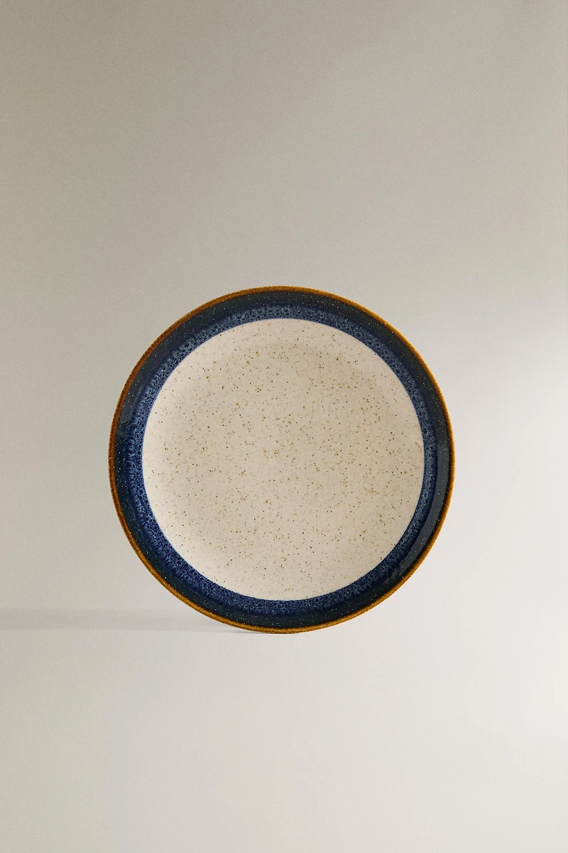 STONEWARE DESSERT PLATE