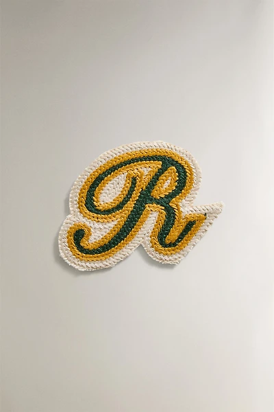COTTON LETTER R PATCH