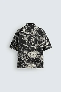 FLORAL PRINT RELAXED FIT SHIRT