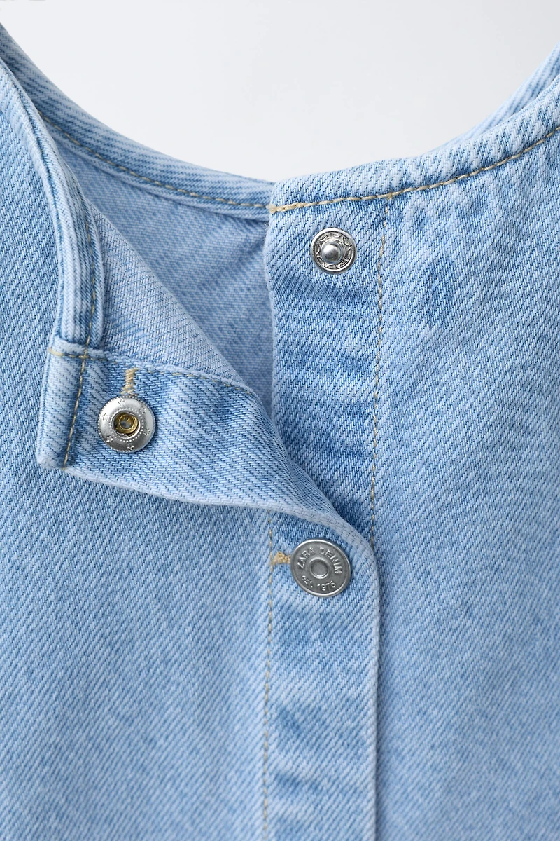 BOW DENIM TOP
