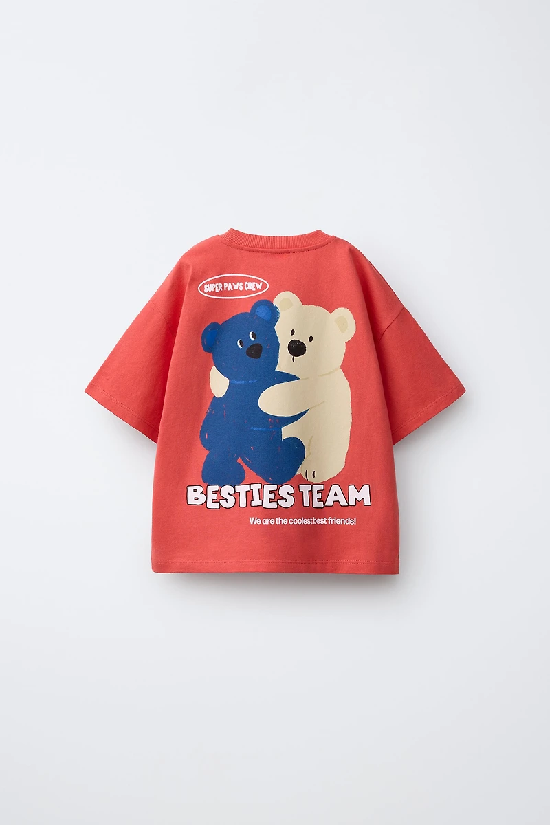 BEAR PRINT T-SHIRT