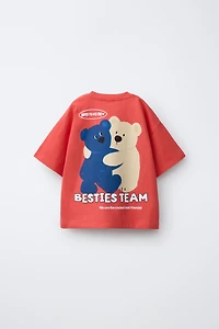 BEAR PRINT T-SHIRT