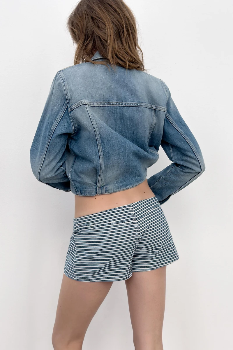 MINI STRIPED SHORTS