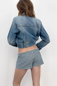 MINI STRIPED SHORTS