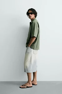 WASHED PRINTED SHIRT