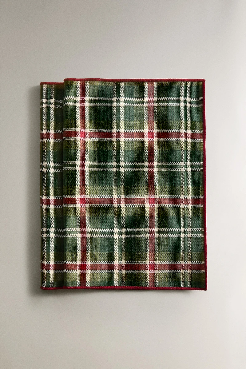 CHRISTMAS CHECK PLACEMAT (SET OF 2)