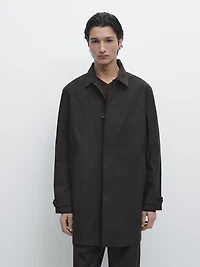 Lightweight technical fabric parka