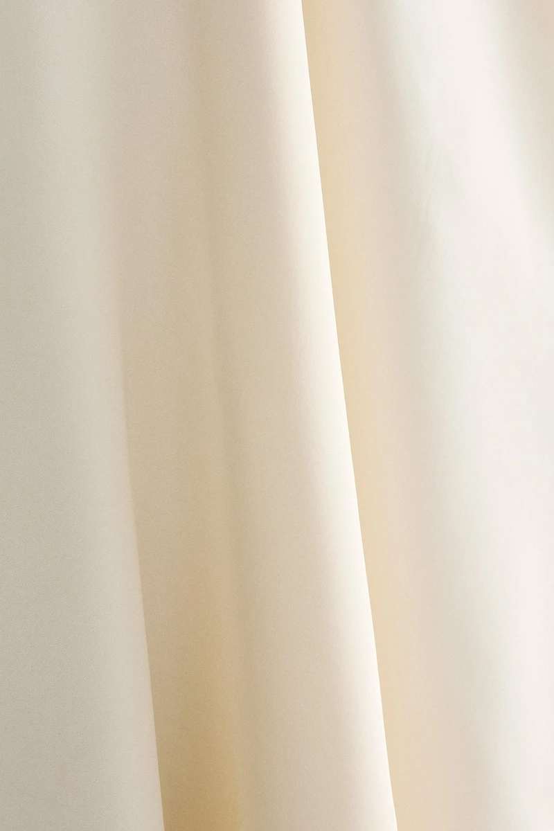 SATEEN ASYMMETRIC CAPE