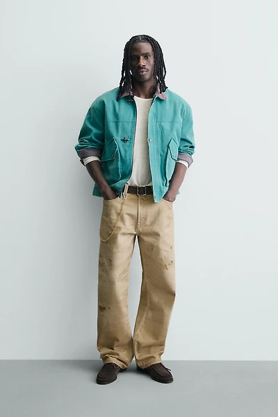 BOXY FIT FIREMAN CLASP JACKET