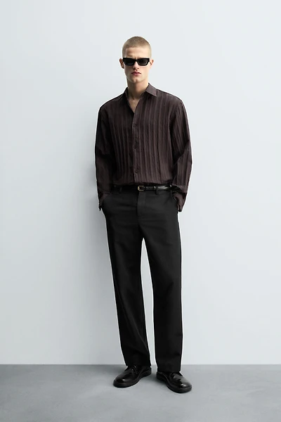 STRIPED JACQUARD SHIRT