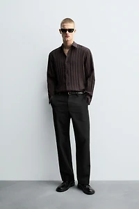 STRIPED JACQUARD SHIRT