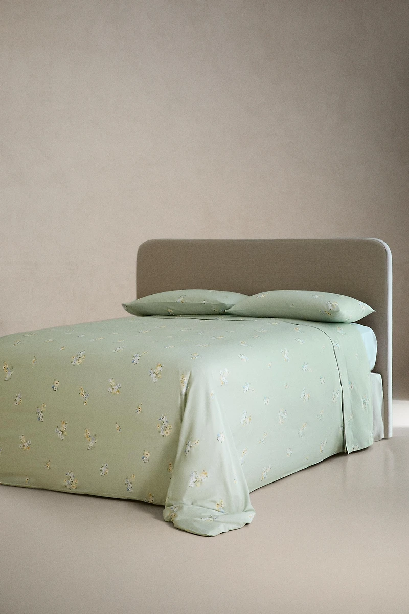 WILD FLOWER SATEEN DUVET COVER