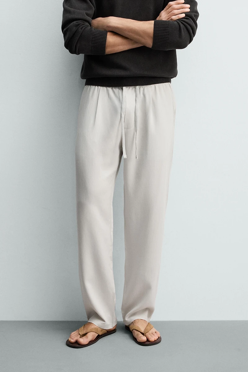 PANTALON REGULAR FIT 100% LYOCELL