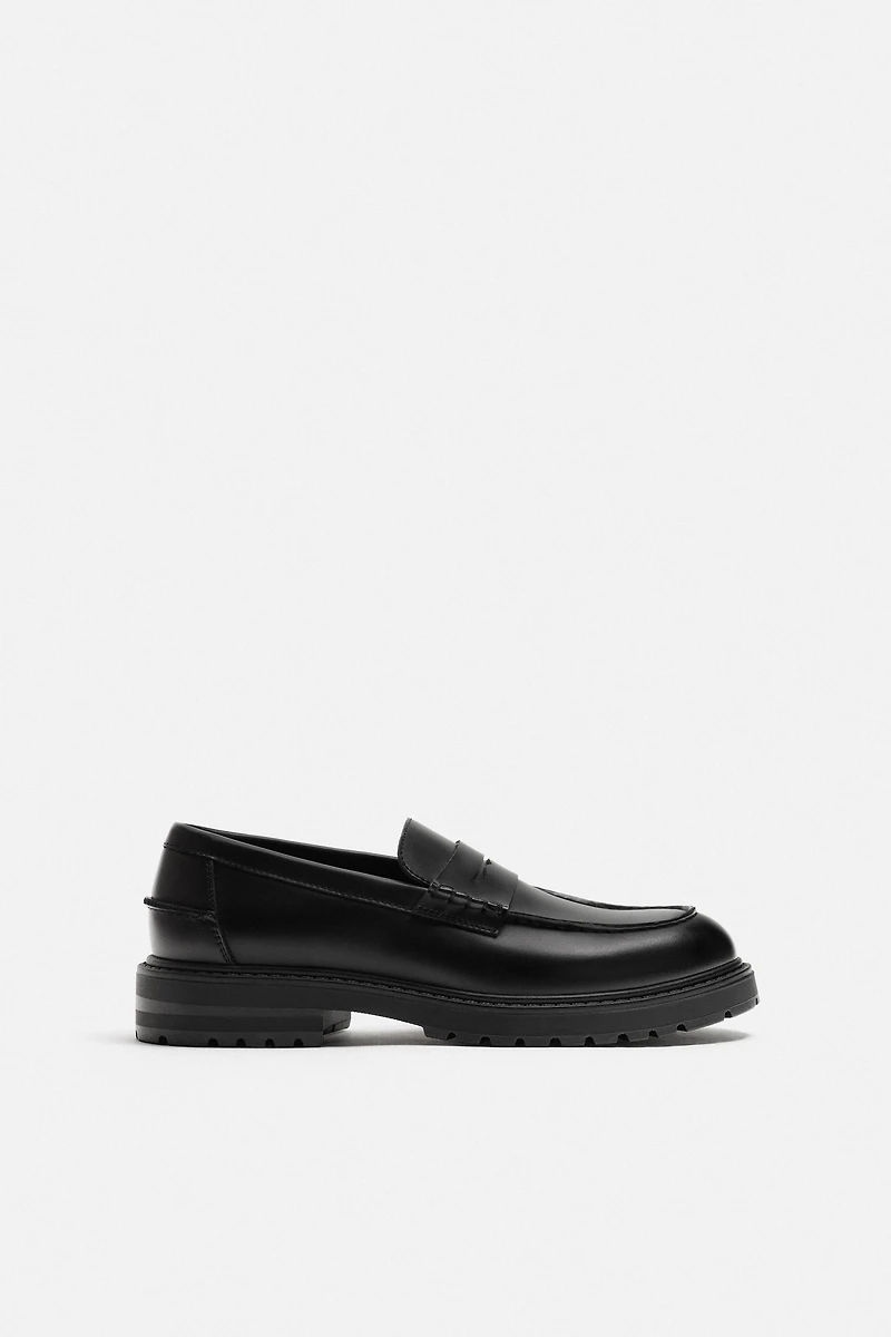 SADDLE FORMAL LOAFERS