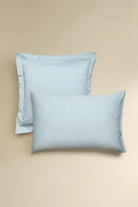FADED STRIPED SATEEN PILLOWCASE (300 THREAD COUNT)