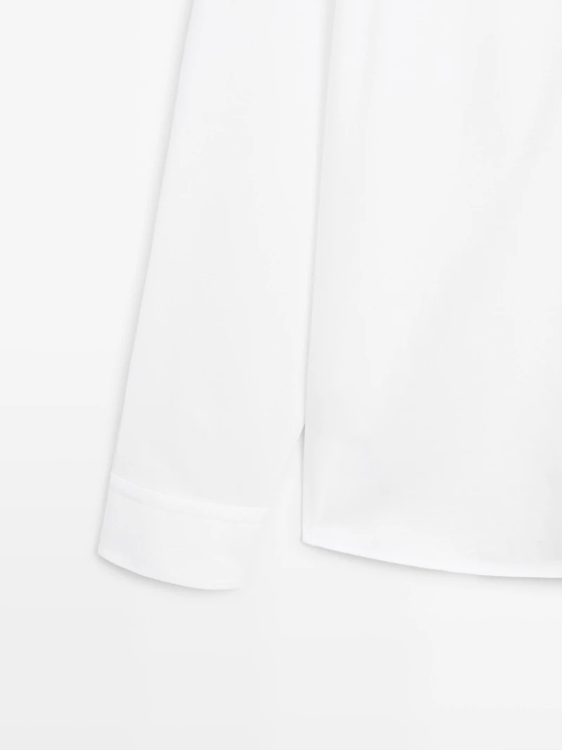 Chemise regular fit texturée