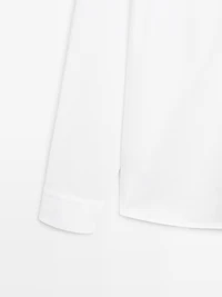 Chemise regular fit texturée