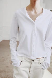 T-SHIRT 100% COTON BOUTONS