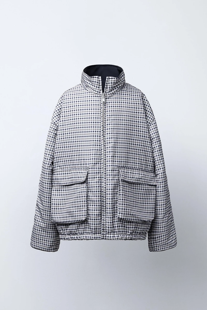 BENSIMON ® X ZARA REVERSIBLE AND WATER REPELLENT PLAID JACKET