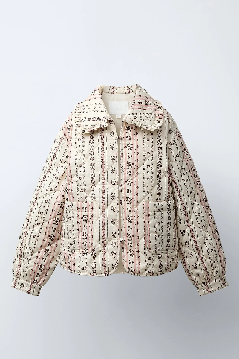 PRINTED PUFFER JACKET