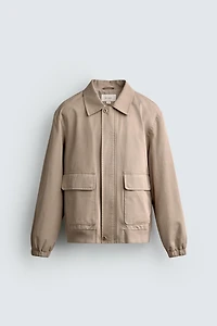 REGULAR FIT COTTON JACKET