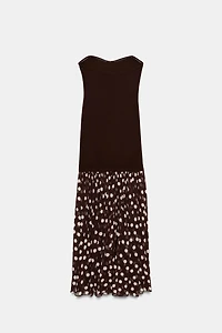 COMBINATION POLKA DOT DRESS