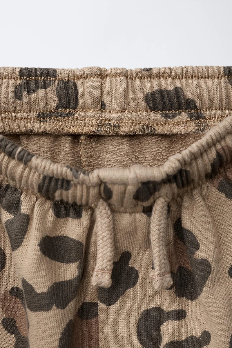 ANIMAL PRINT SHORTS