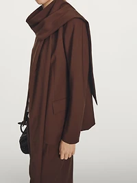 Cape blazer with scarf - Studio