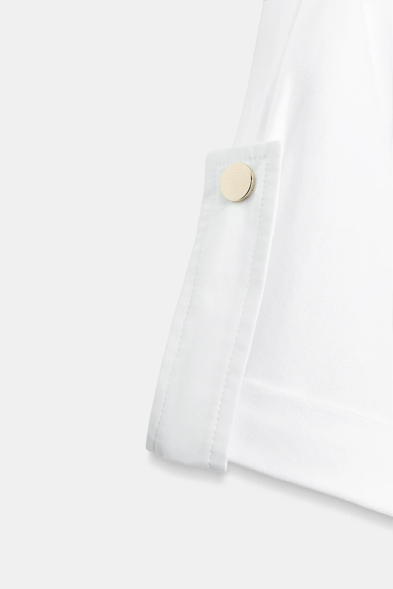 T-SHIRT PATTE BOUTON