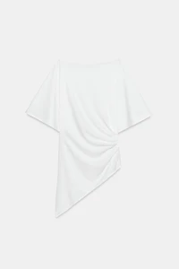 TOP DRAPÉ ASYMÉTRIQUE