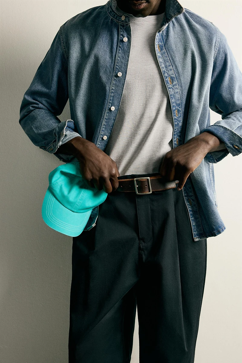 COTTON LYOCELL DENIM OVERSHIRT