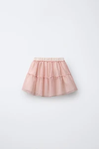 JUPE EN TULLE À VOLANT