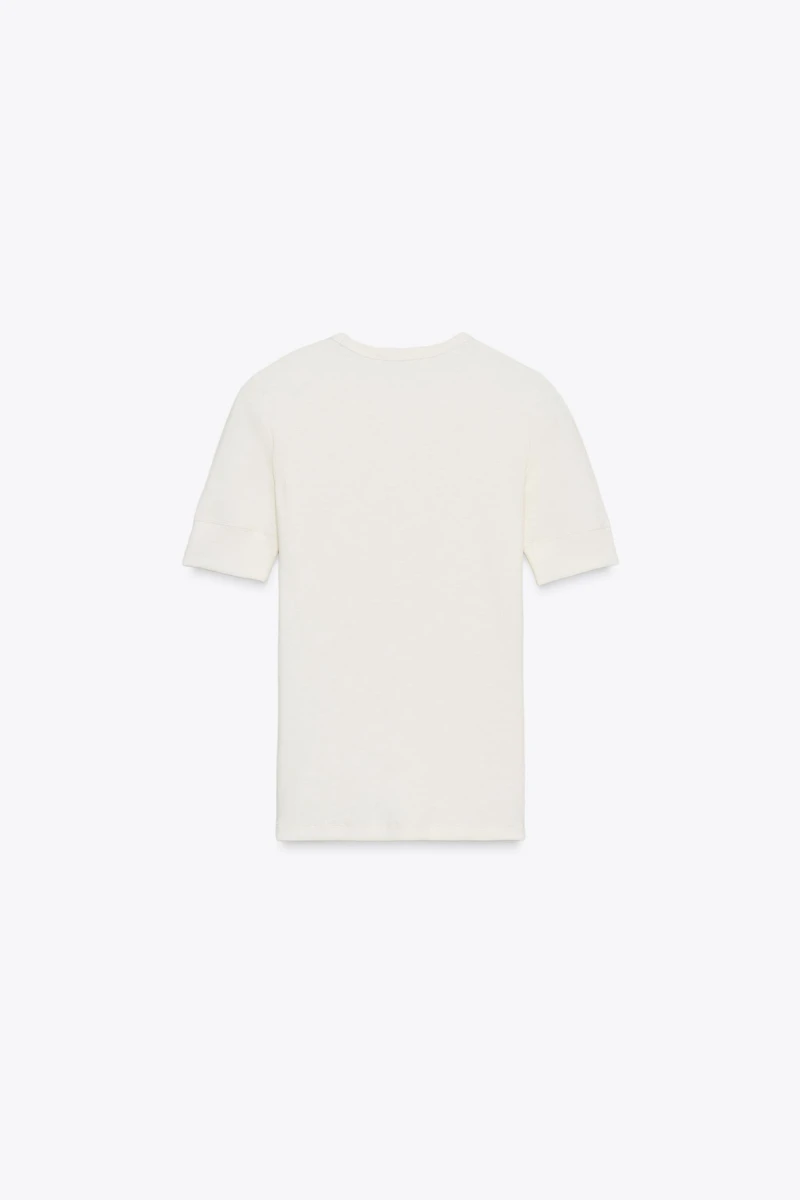 SHORT SLEEVE RIB T-SHIRT