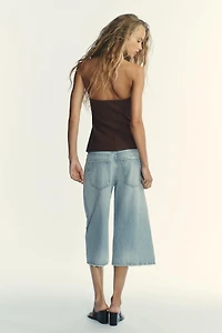 BOW STRAPLESS TOP