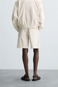 BERMUDA REGULAR FIT RAYURES