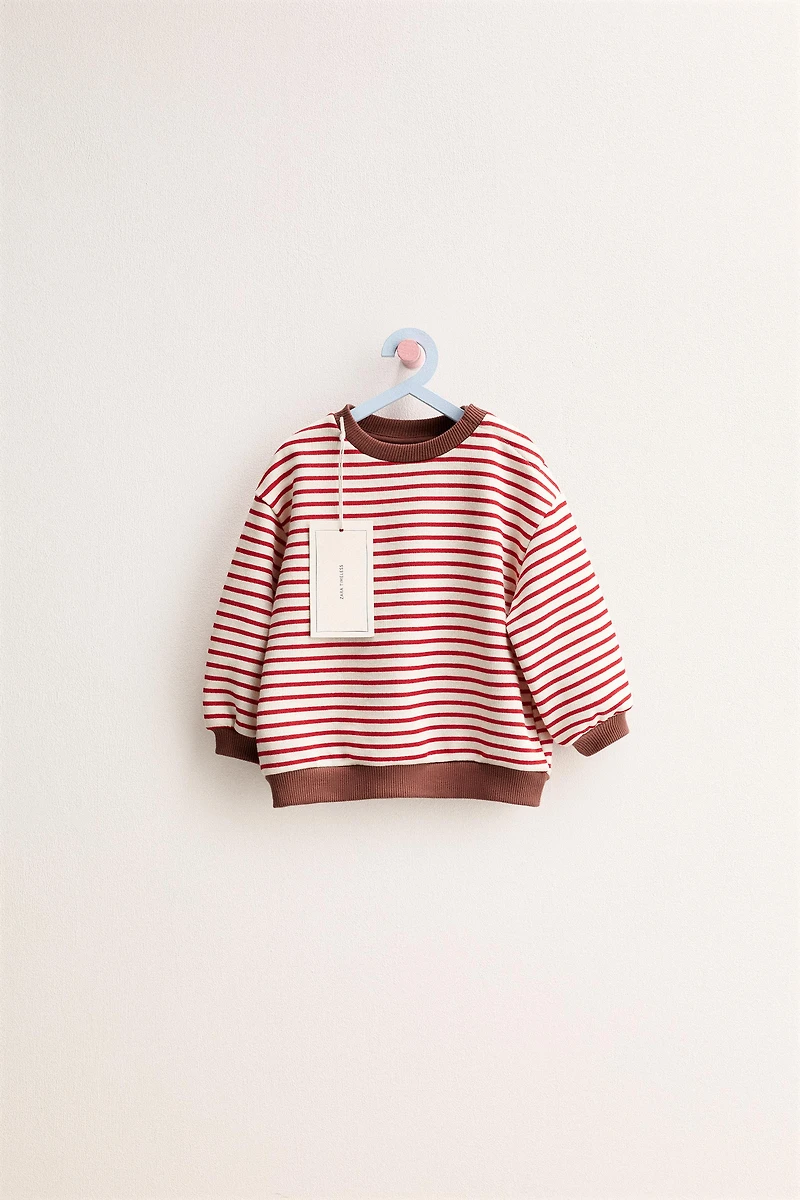 ZARA TIMELESS - STRIPED SWEATSHIRT