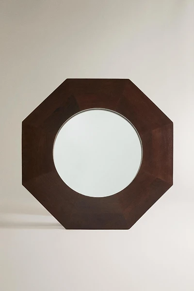 OCTAGONAL BORDER MIRROR