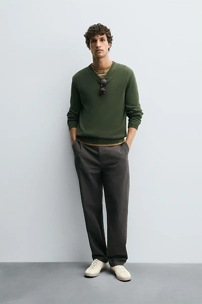 STRAIGHT FIT CHINO PANTS