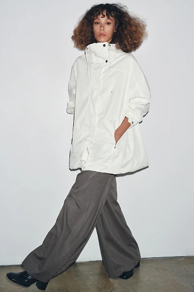 OVERSIZED MULTI-POSITION HOODIE PARKA ZW COLLECTION