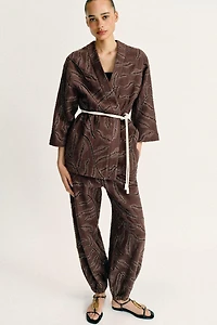 KIMONO PAILLETTES FIL MÉTALLISÉ