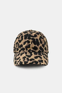 CASQUETTE EN SERGÉ IMPRIMÉ ANIMAL