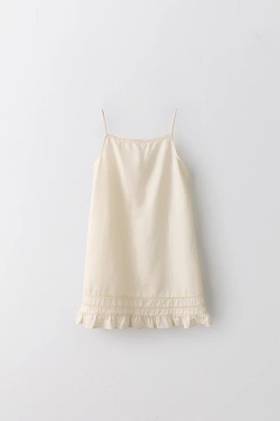 2-5 YEARS / LIMITED EDITION LINEN COTTON TUNIC DRESS