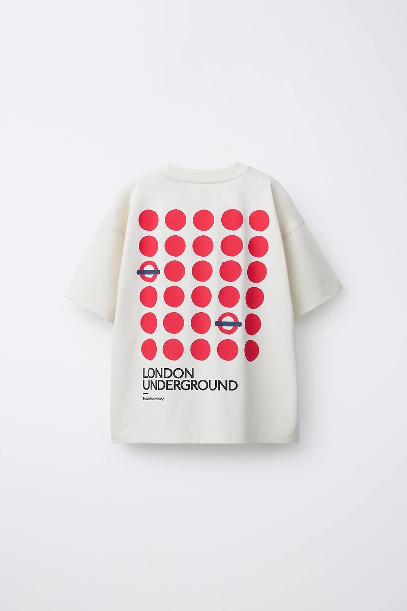 T-SHIRT IMPRIMÉ UNDERGROUND LONDON ©