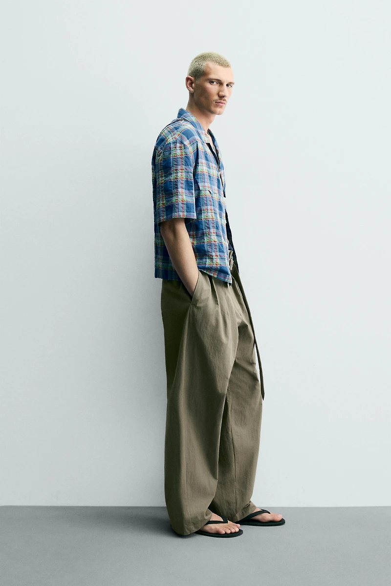 CHEMISE RELAXED FIT À CARREAUX