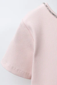 RIBBED JEWEL T-SHIRT