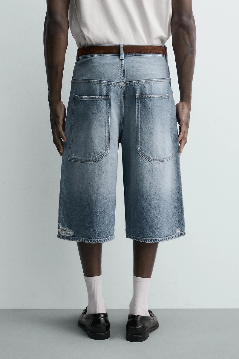 BAGGY FIT DENIM SHORTS