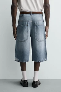 BAGGY FIT DENIM SHORTS