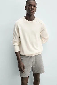 REGULAR FIT SEERSUCKER SHORTS